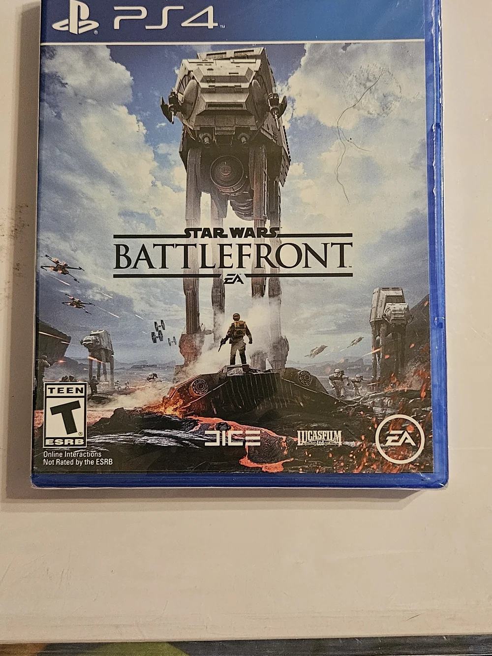 Sony PS4 Star Wars Battlefront - Blue Case Cover Art